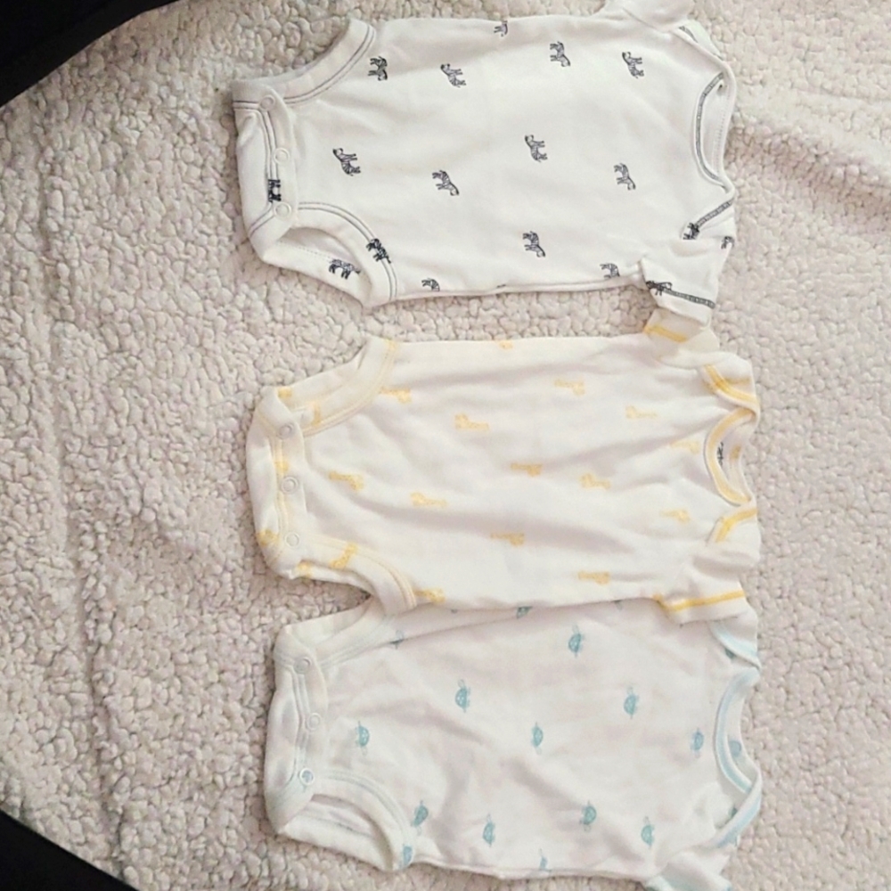 3 pack boy onesies